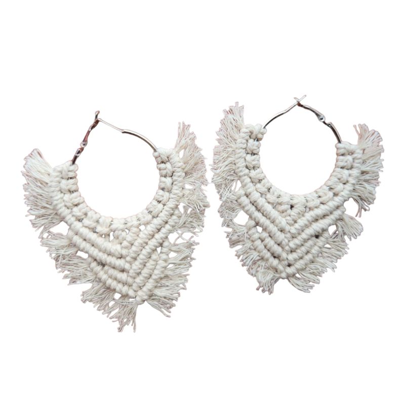 GENERICO - Aros de Macrame Boho