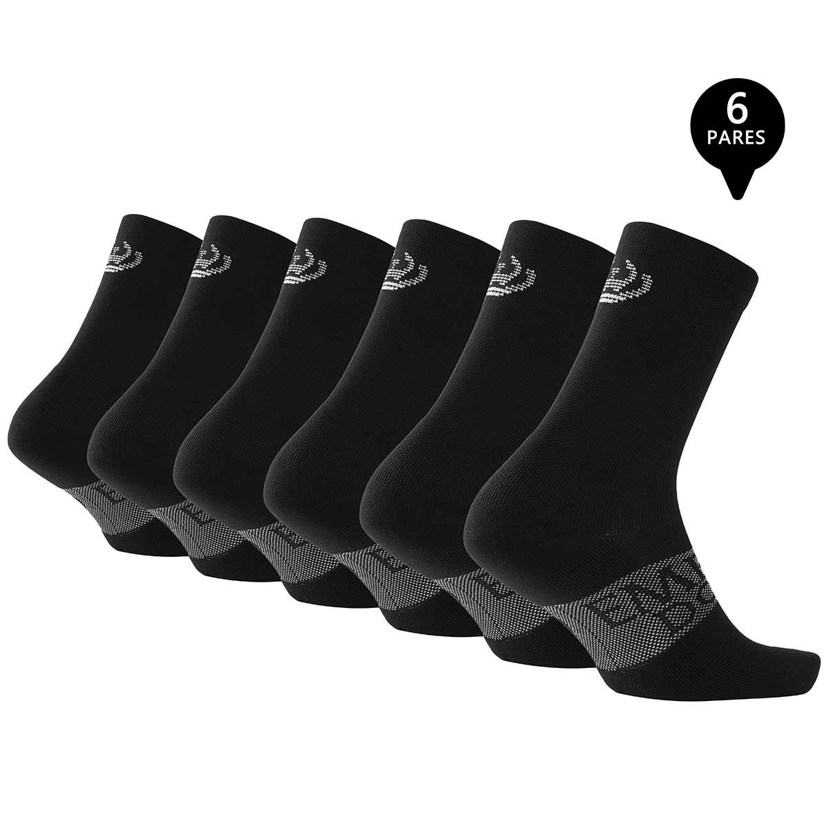 GIOVACCHINO - Pack de 6 Calcetines Largos Deportivos Hombre Premium