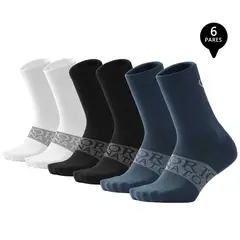 GIOVACCHINO - Pack de 6 Calcetines Largos Deportivos Hombre Premium