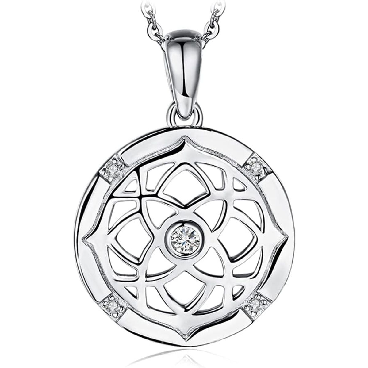 GENERICO - Collar nudo de bruja Plata 925 joya mujer