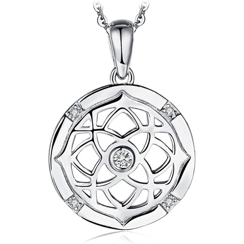 GENERICO - Collar nudo de bruja Plata 925 joya mujer
