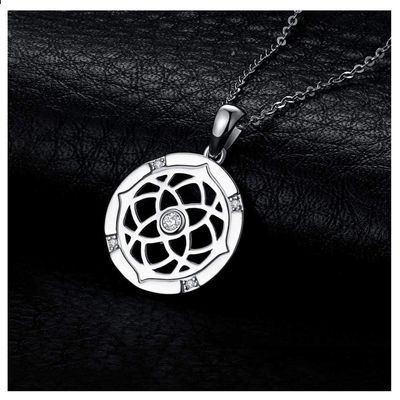 Imagen 2 del producto Collar nudo de bruja Plata 925 joya mujer