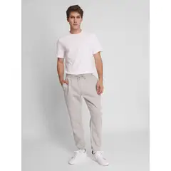 TOMMY HILFIGER - Joggers Flag Logo Gris