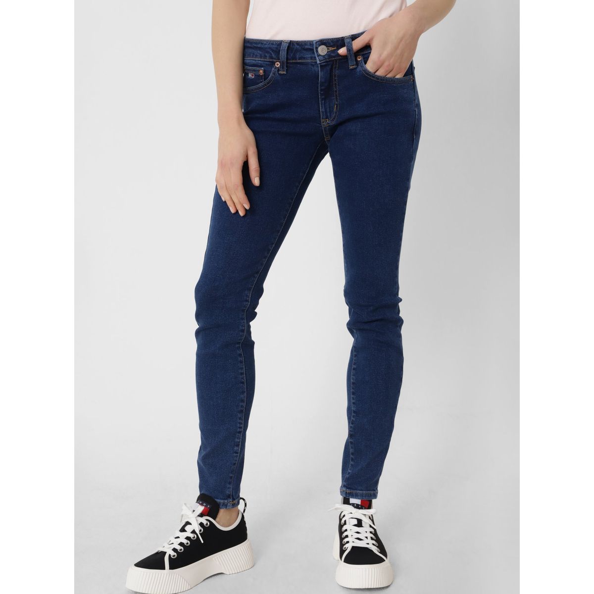 TOMMY HILFIGER - Jeans Sophie Skinny Fit Talle Bajo Azul Tommy Jeans