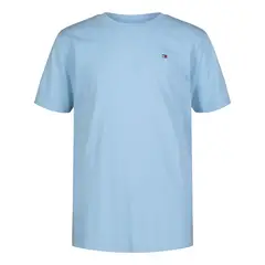 TOMMY HILFIGER - Polera Con Logo En La Espalda Celeste Niño