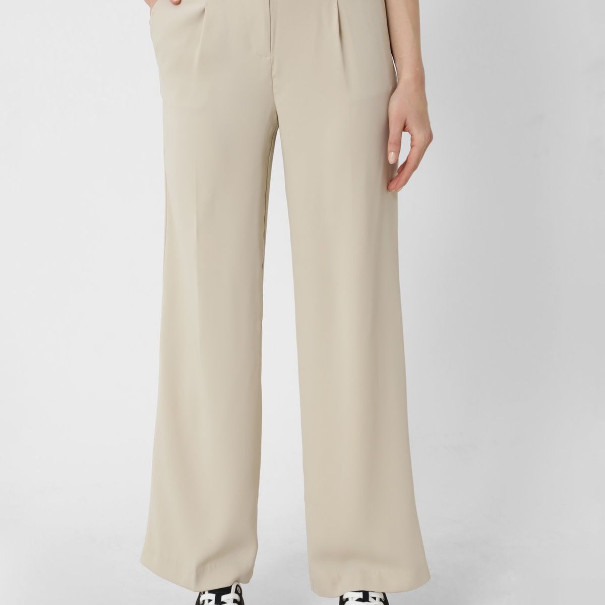 TOMMY HILFIGER - Pantalón Summery Fluid Wide Leg Beige Tommy Hilfiger