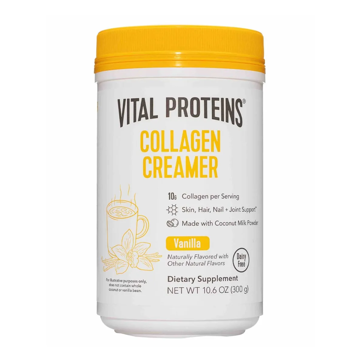 VITAL PROTEINS - Creamer Vainilla, Colageno (300gr) - Colageno hidrolizado