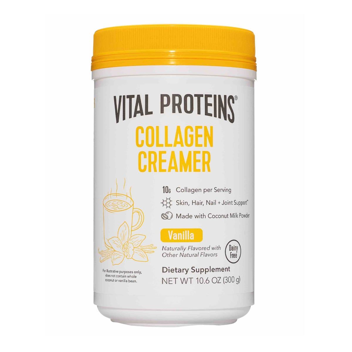VITAL PROTEINS - Creamer Vainilla, Colageno (300gr) - Colageno hidrolizado