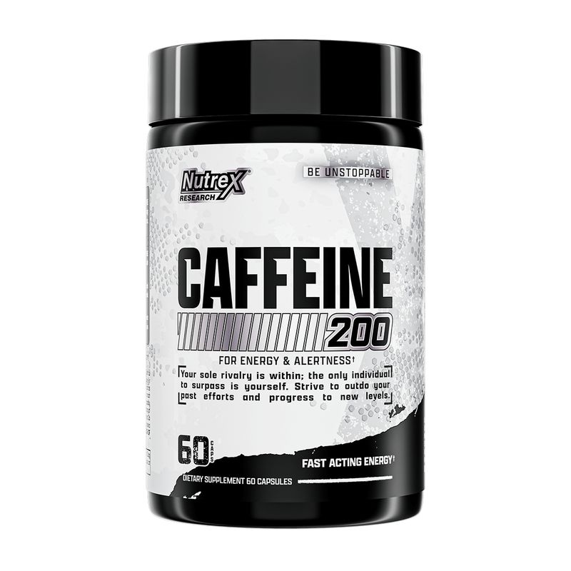 NUTREX RESEARCH - Caffeine 200, Energía (60 caps) - Original