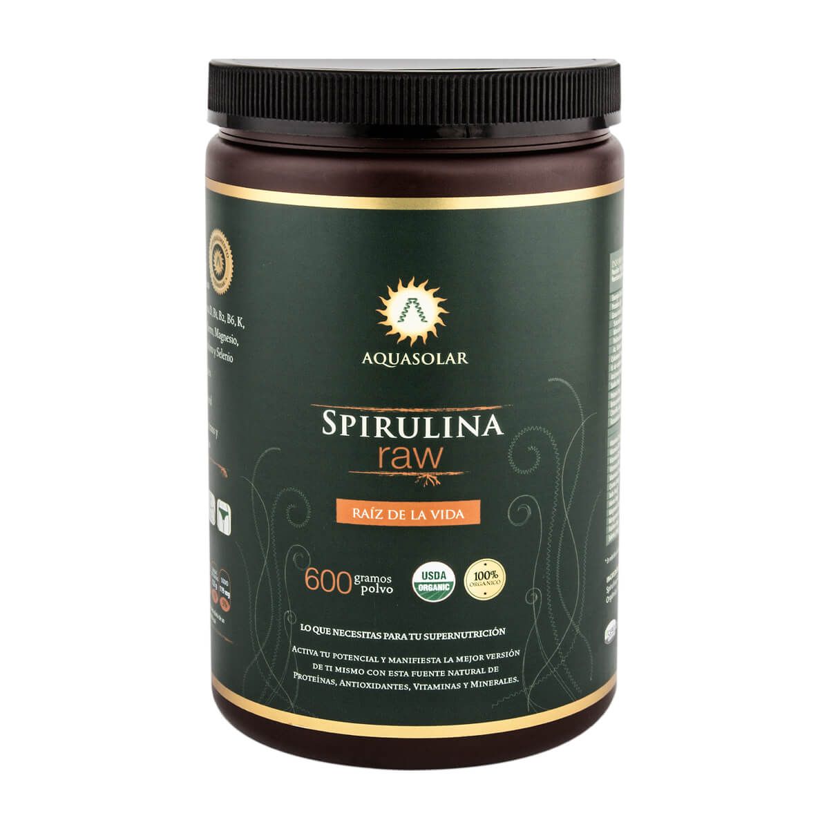 AQUA SOLAR - Spirulina Raw (600 gr)