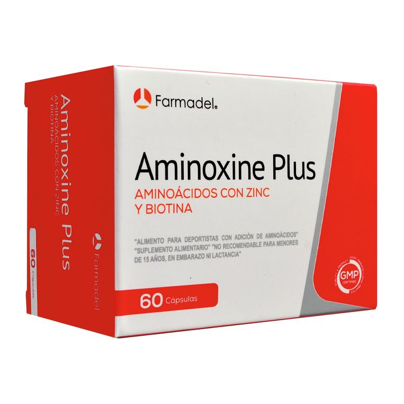 FARMADEL - Aminoxine Plus, Aminoácidos (60 caps)