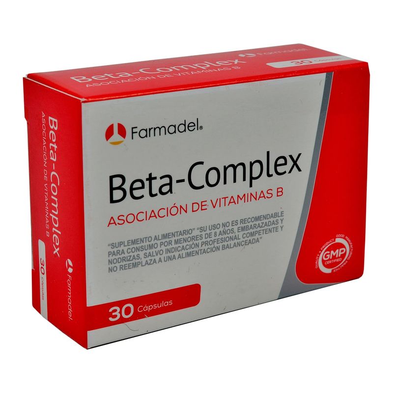FARMADEL - Beta-Complex, B Complex (30 caps)