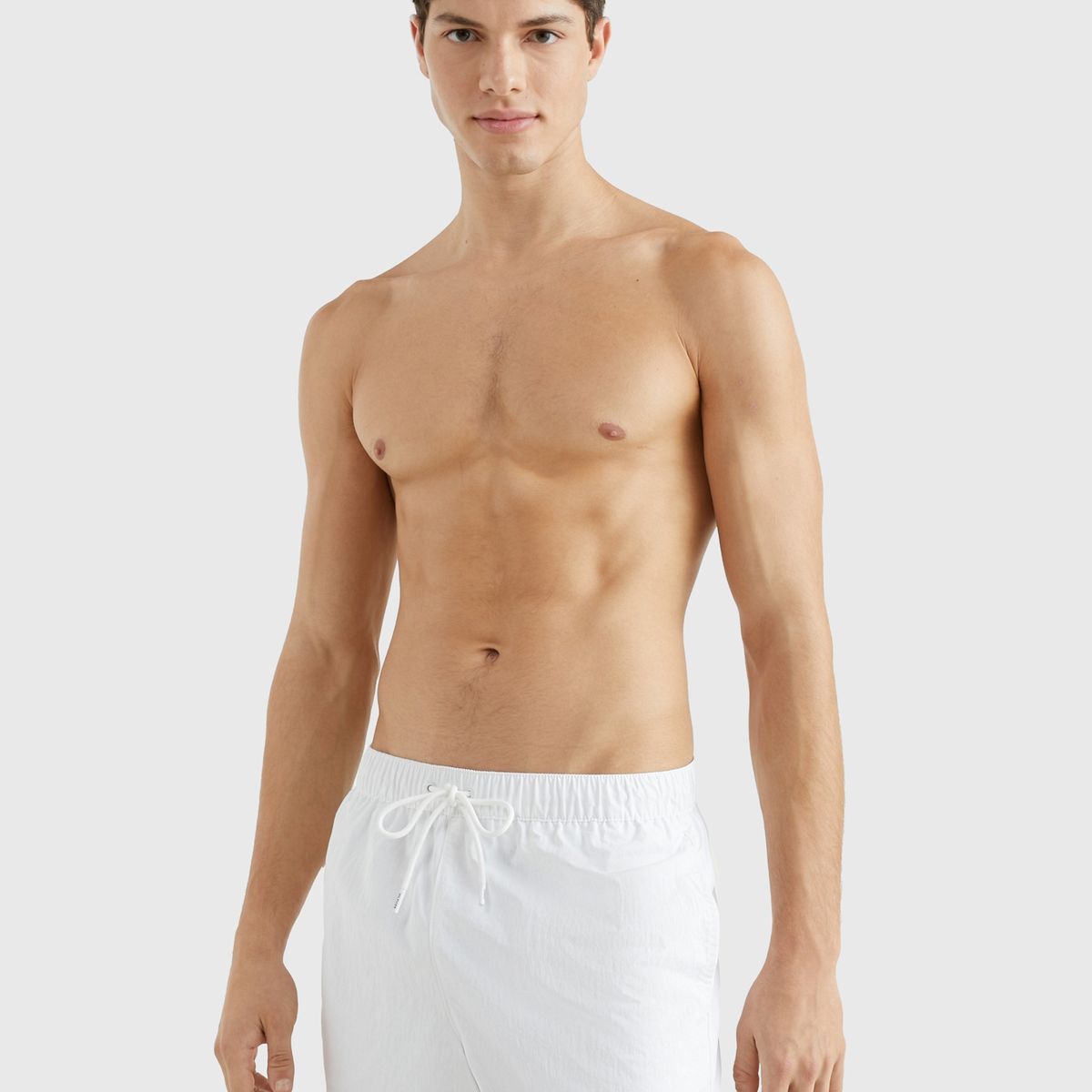 TOMMY HILFIGER - Traje De Baño Essential Solid Blanco Tommy Hilfiger