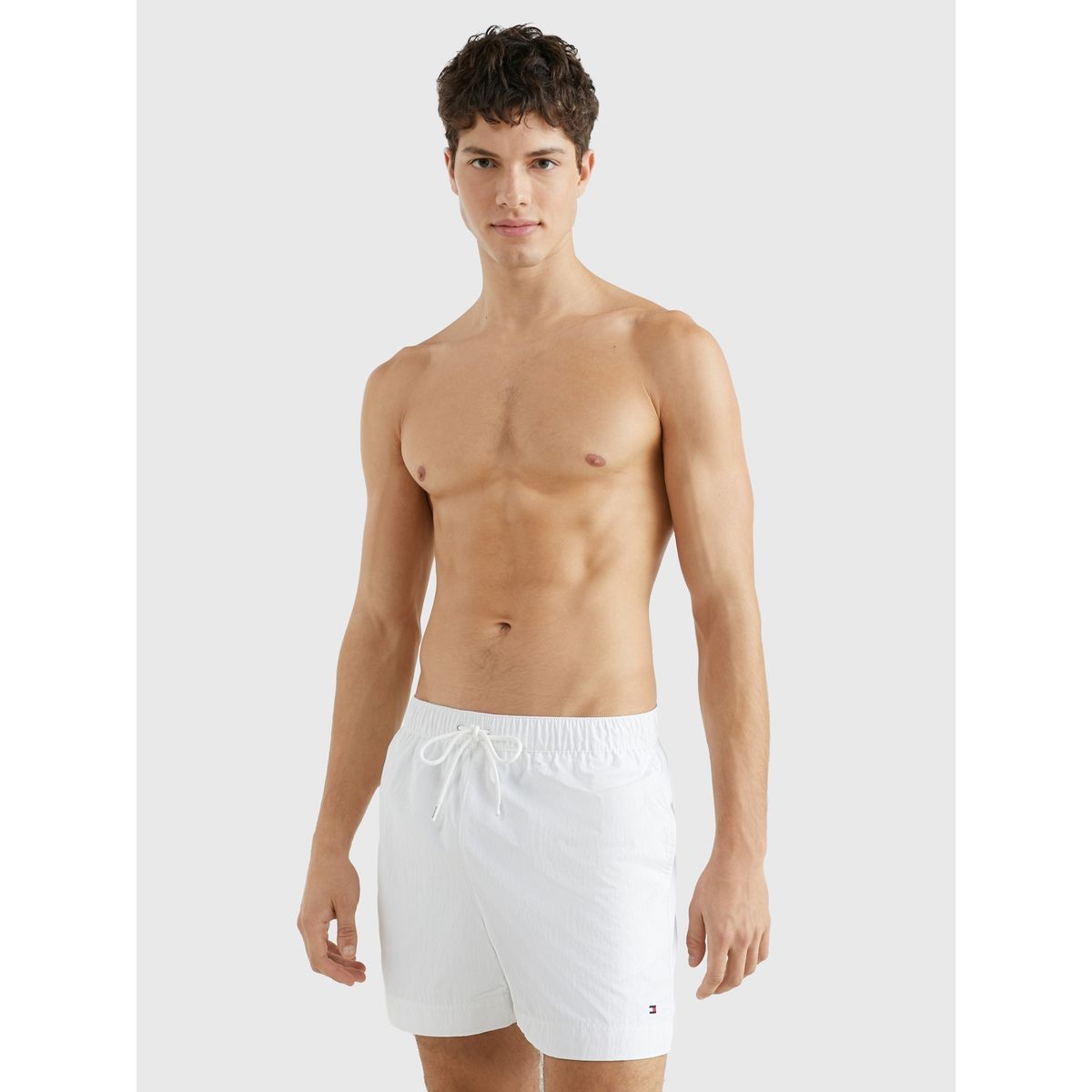 TOMMY HILFIGER - Traje De Baño Essential Solid Blanco Tommy Hilfiger