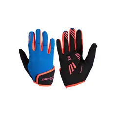 BEST - GUANTE LARGO INFANTIL AZUL/NARANJO NEON TALLA 6