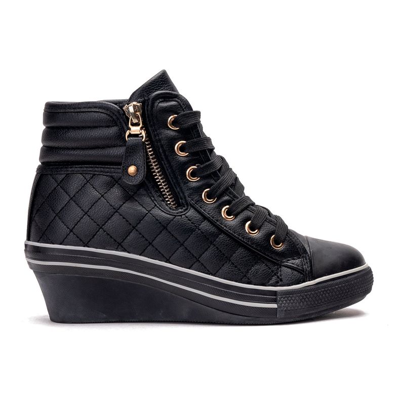 CARBIN - Zapatilla Mujer Negro Prisca Carbin