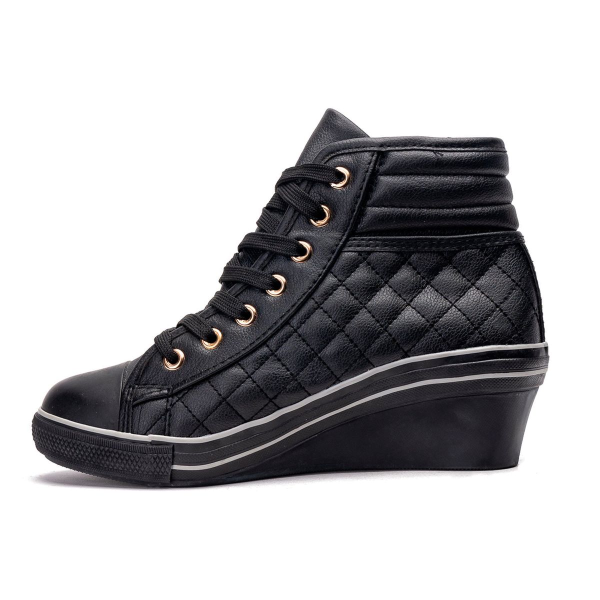 CARBIN - Zapatilla Mujer Negro Prisca Carbin