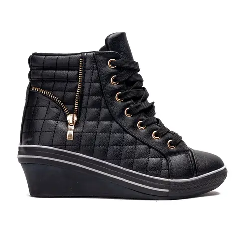CARBIN - Zapatilla Mujer Negro Ariadna