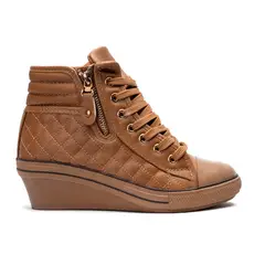CARBIN - Zapatilla Mujer Camel Prisca