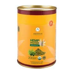 AQUA SOLAR - Hemp Protein, Proteína vegana (200 gr) - Original