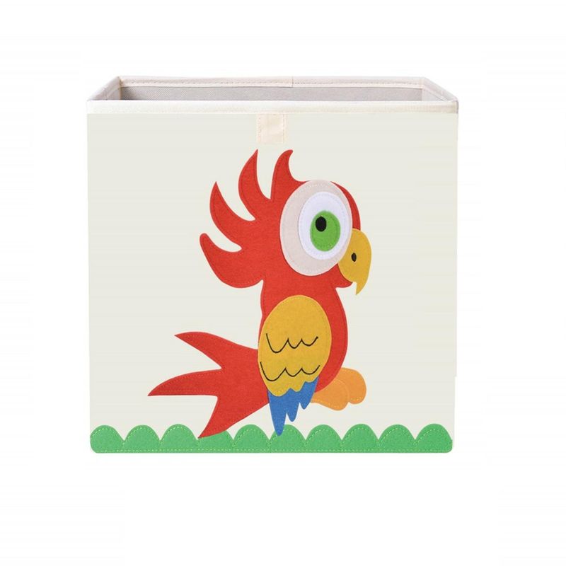 KIVARA - Caja Organizador Juguetes Ropa Infantil Kivara Loro