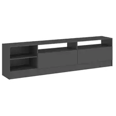 VEKKAHOME - Rack tv 75" grafitte (moyan)