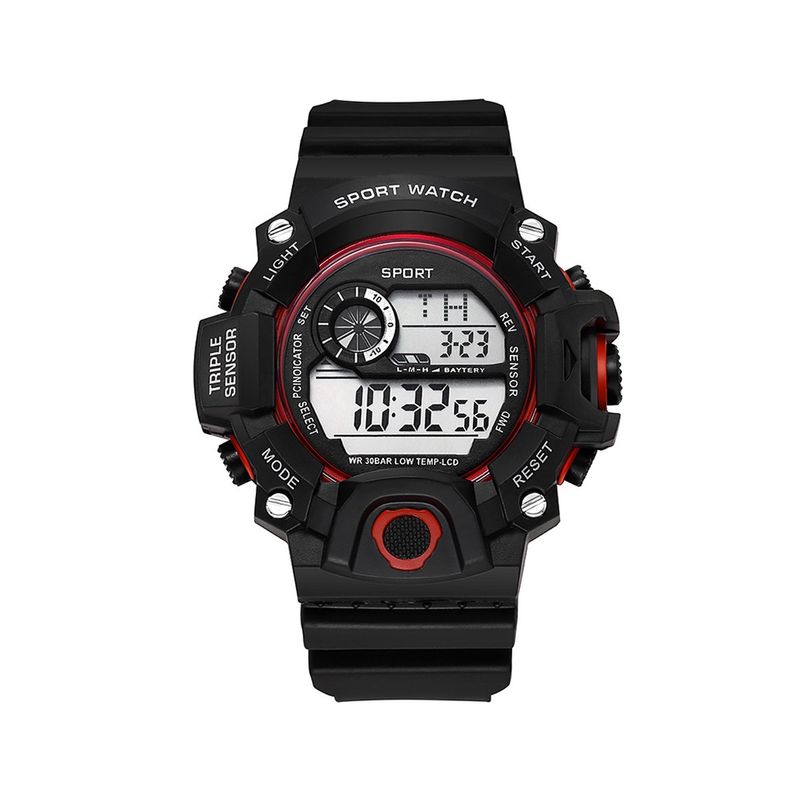 EDWINAYY - Reloj Deportivo Hombre Impermeable Alarma Y Alumbra