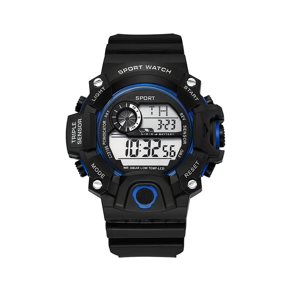 EDWINAYY - Reloj Deportivo Hombre Impermeable Alarma Y Alumbra