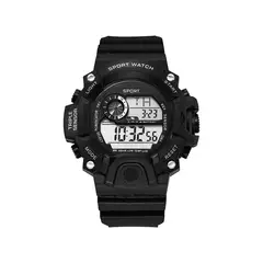 EDWINAYY - Reloj Deportivo Hombre Impermeable Alarma Y Alumbra