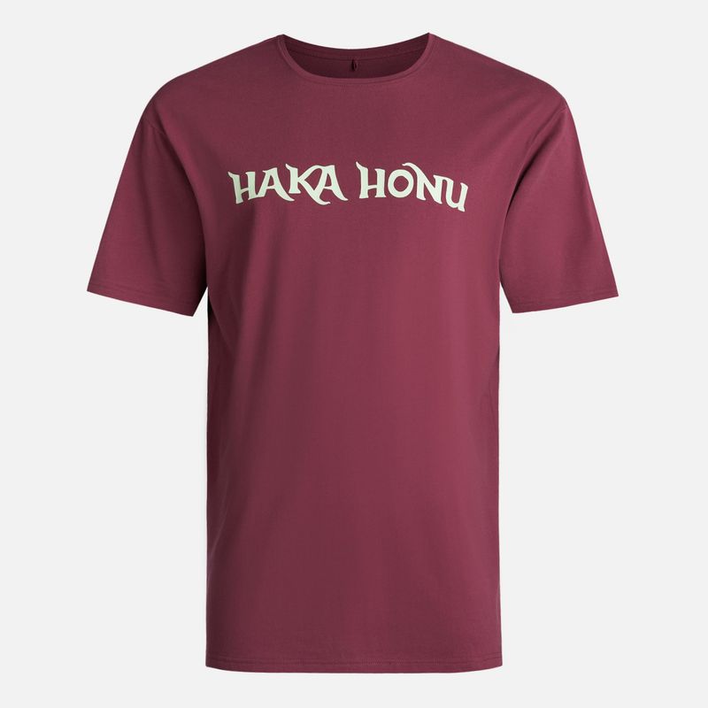 HAKA HONU - Polera Hombre Logo Morado Haka Honu