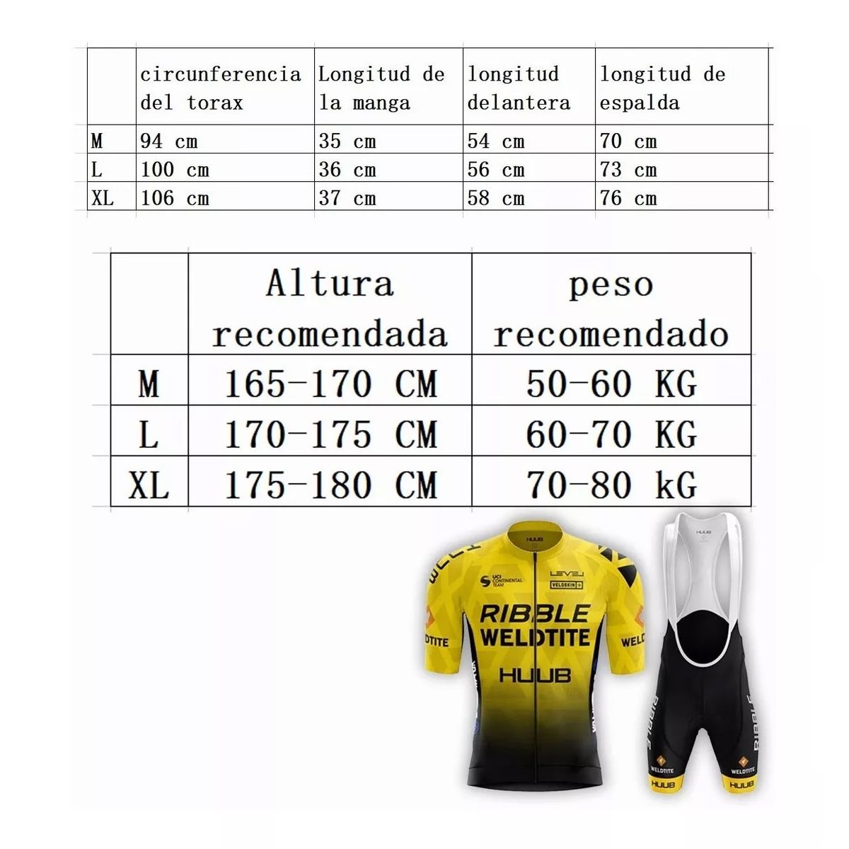 EDWINAYY - Conjunto Ciclismo