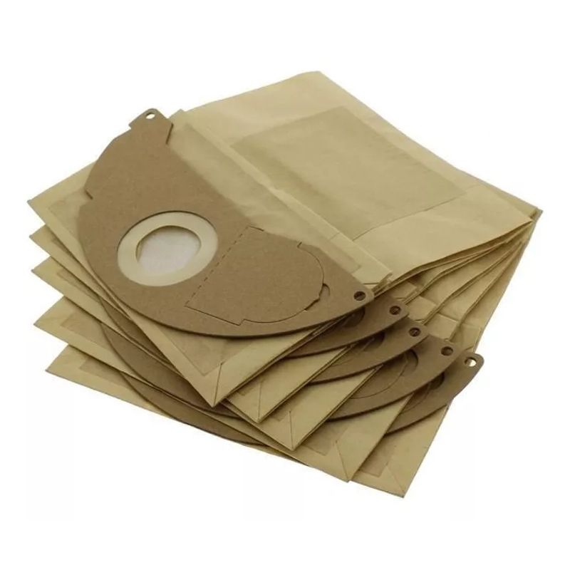 KUANGYE - Set 5 Bolsas Papel Para Karcher Mv2 Wd2 6904-3220