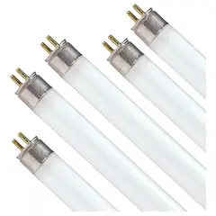 KUANGYE - Pack X5 Tubo Fluorescente T5 14w Luz Fría 6500 K