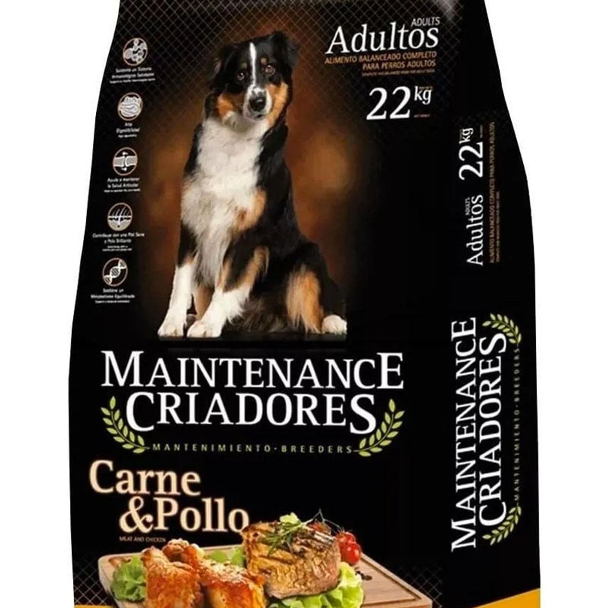 GENERICO - Alimento Maintenance Criadores Adulto Carne Y Pollo 22kg