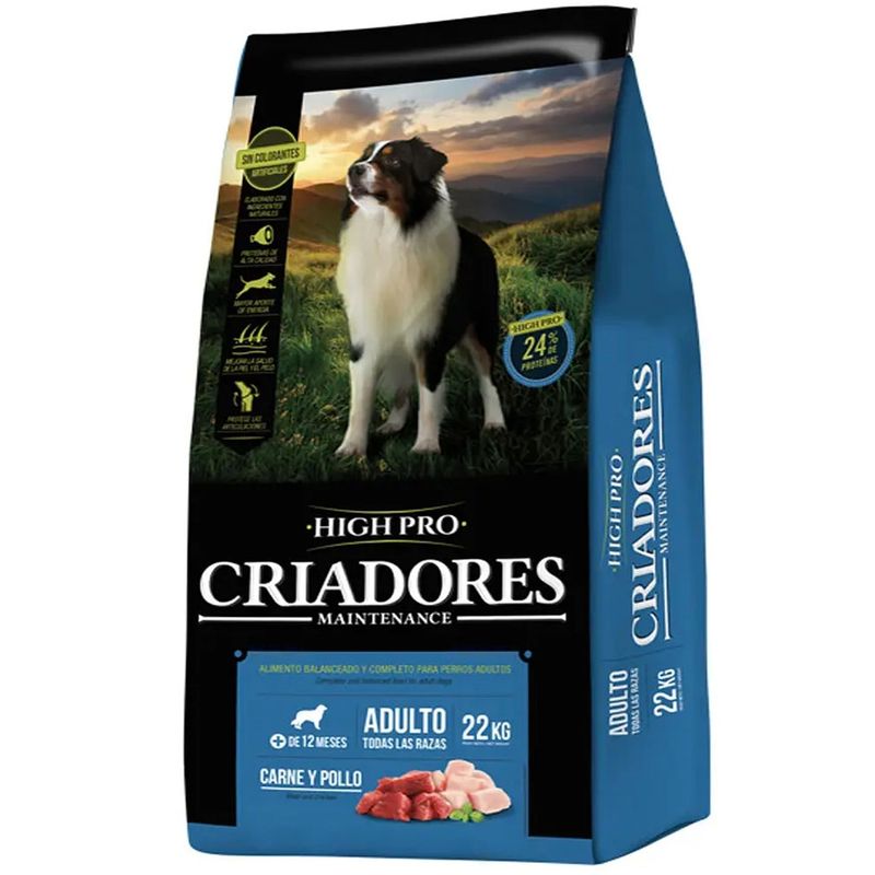 MAINTENANCE CRIADORES - Maintenance Criadores High Pro Adulto Carne Pollo 22kg