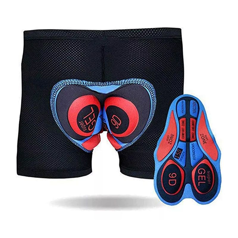 EDWINAYY - Calza De Ciclismo Gel Short Ropa Interior Acolchada Hombre