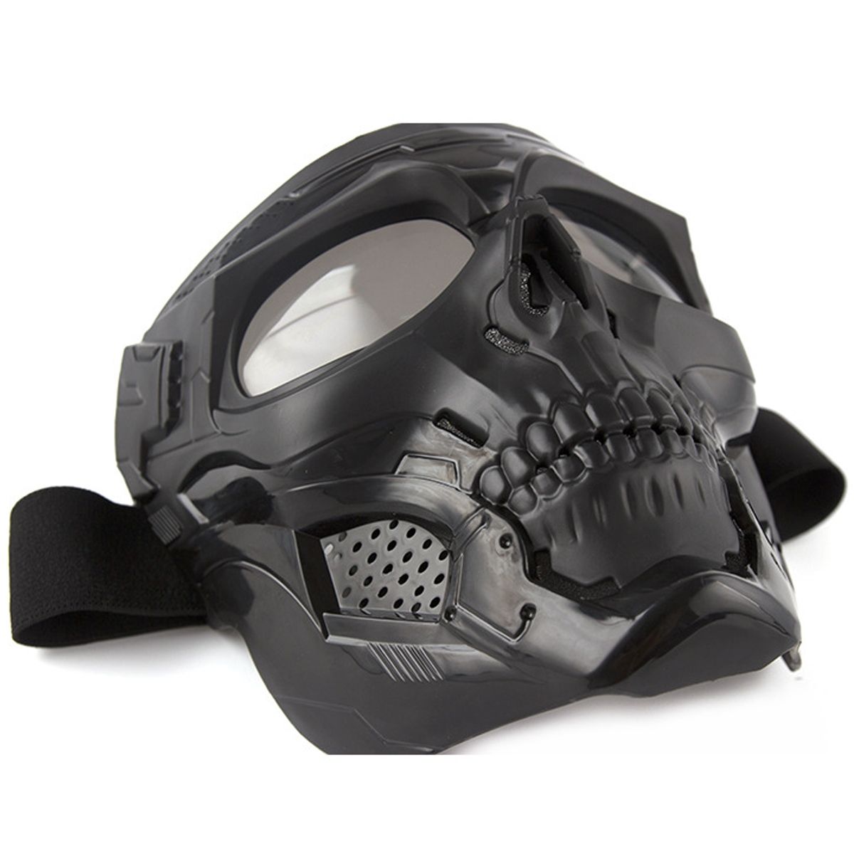 EDWINAYY - Mascara Integrada Con Antiparras De Calaveragafas De Moto