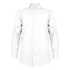 EDWINAYY - Camisa Algodón Hombre Manga Larga Slimcuello Vuelto Suave