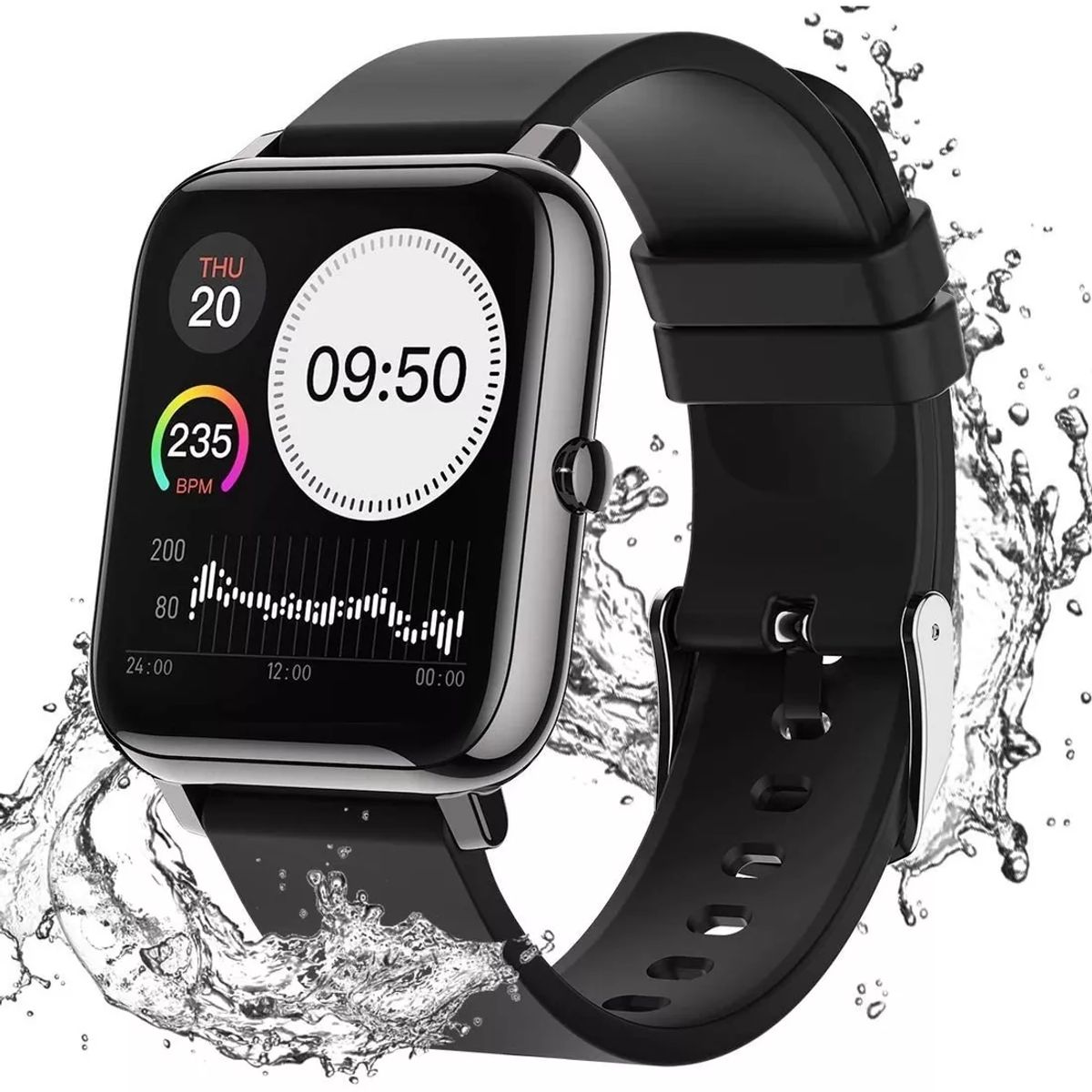 BLUEDREAMER - Reloj Inteligente Deportivo Impermeable Con Bluetooth