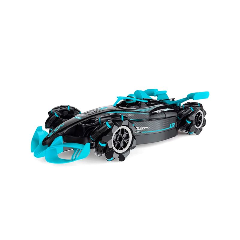 MUNDO ONLINE - Auto de carreras a control remoto con luz sonido caminata lateral y spray