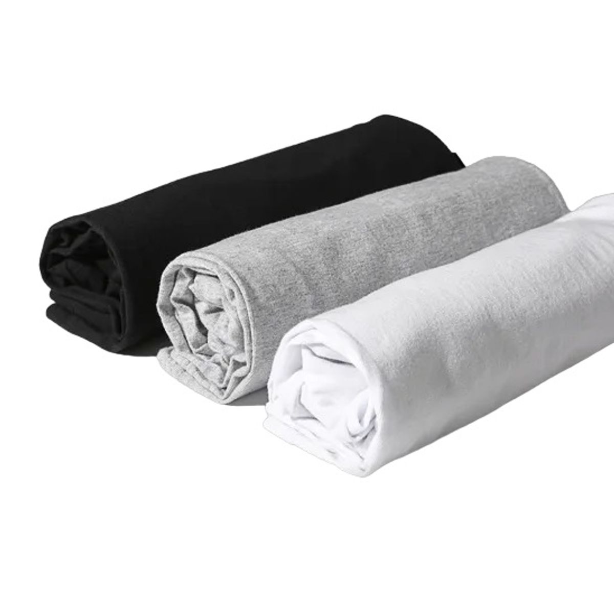 GARSIL - x3 Polera De Algodon Manga Corta Para Hombre  - Cuello Redondo