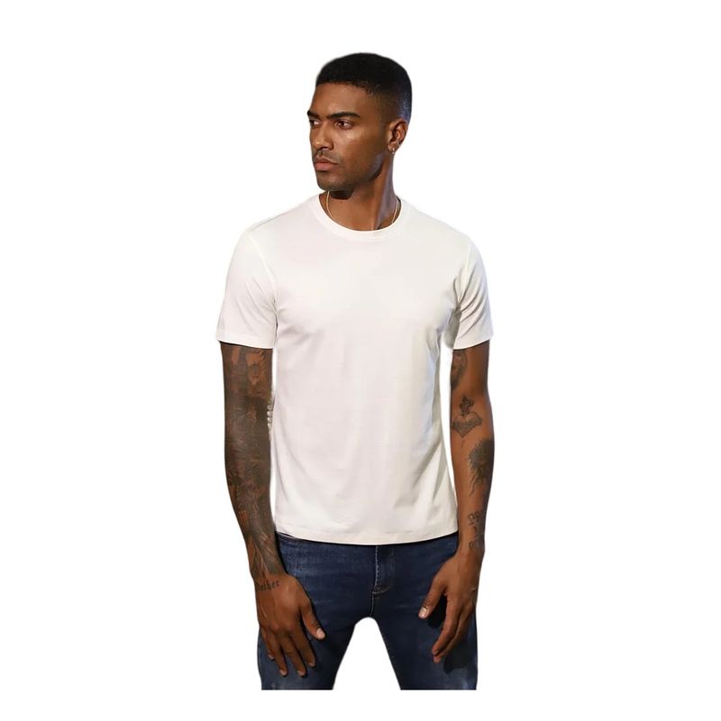 GARSIL - x3 Polera De Algodon Manga Corta Para Hombre  - Cuello Redondo