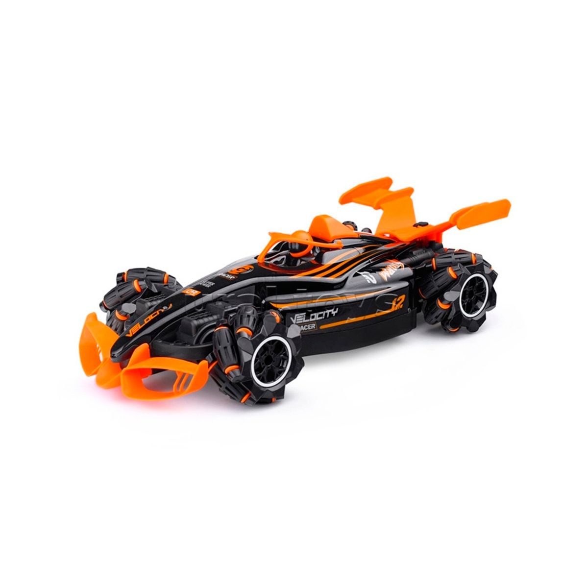 MUNDO ONLINE - Auto de carreras a control remoto con luz sonido caminata lateral y spray