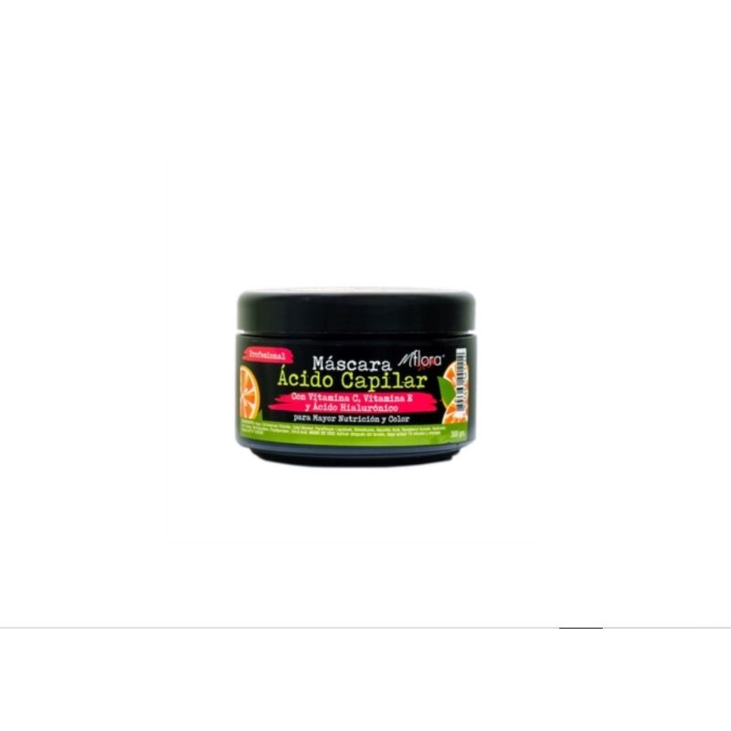 GENERICO - Flora® Crema Acido Citrica Sellado color Cabello Teñido 300 gr