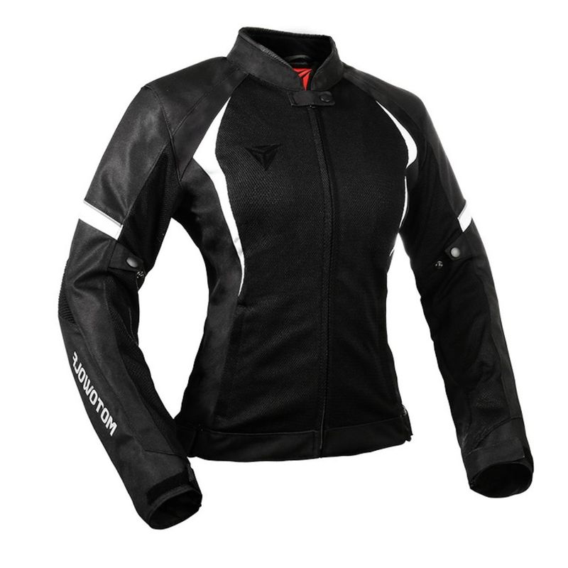 MOTOWOLF - Chaqueta de Mujer Con  Protectores Para Motociclismo Motowolf