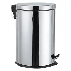 GENERICO - Basurero metálico acero Inoxidable 20 Litros