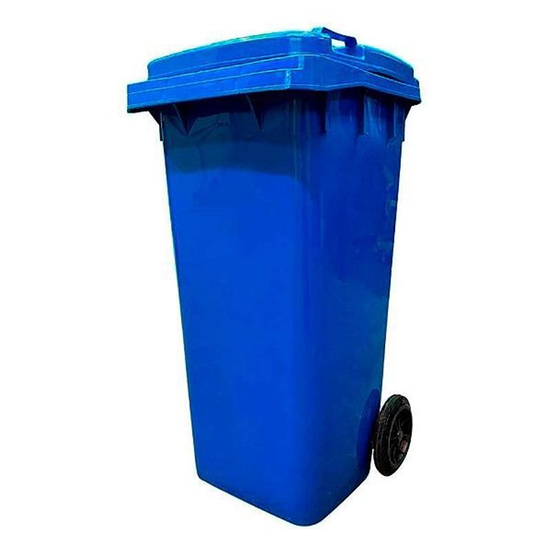 GENERICO - Contenedor de basura Plástico 240 Litros Color Azul