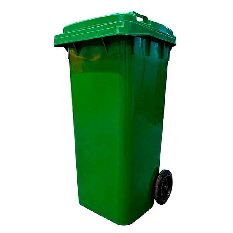 GENERICO - Contenedor de basura Plástico 360 Litros Color Verde