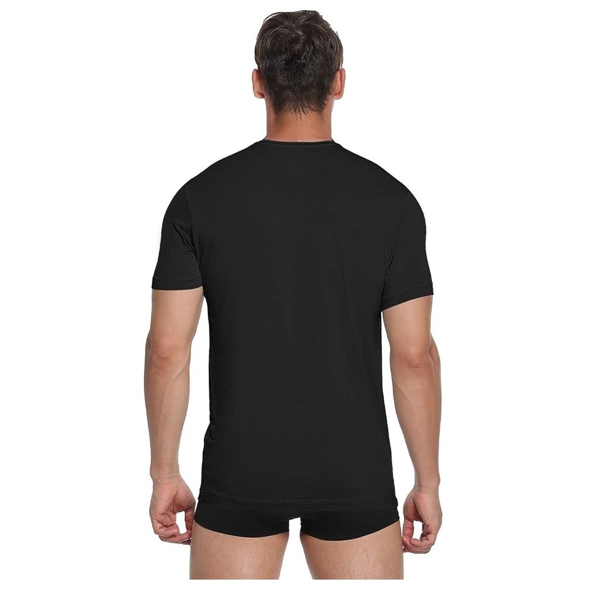 GARSIL - Polera De Algodon Manga Corta Para Hombre  - Camiseta Cuello V