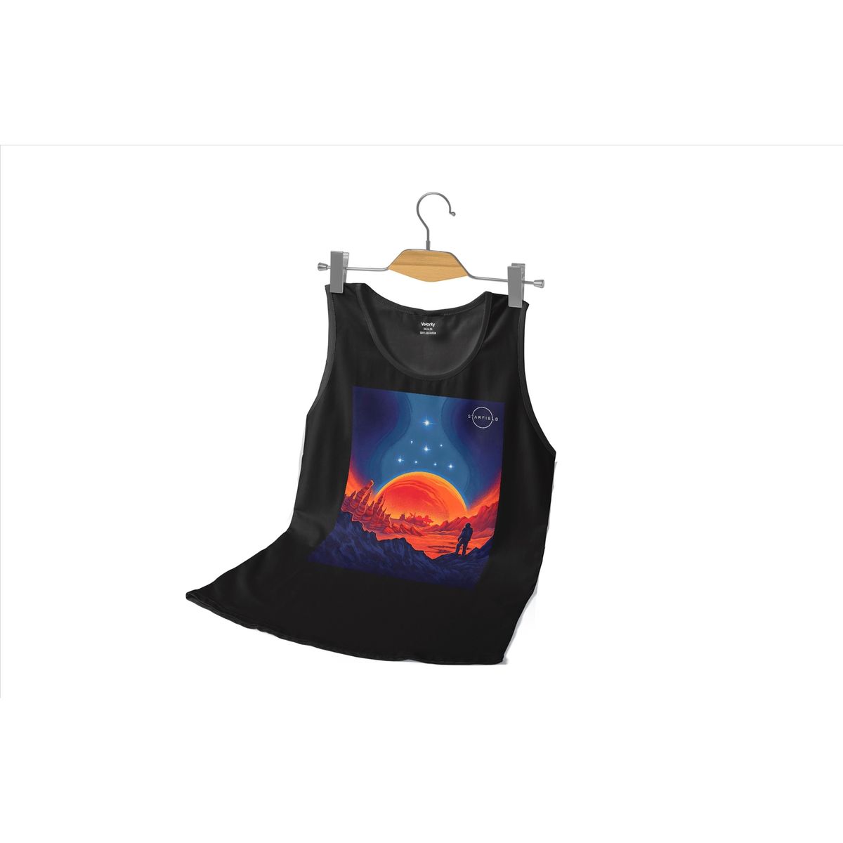 GENERICO - Polera Musculosa Starfield - Negro